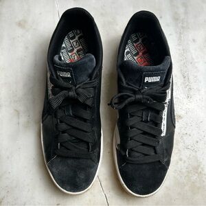 Puma Men's Black and White Sneakers Rare